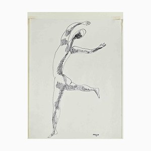 Mayo, Danse, Dessin à la Plume, 1950s