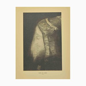 D'après Odilon Redon, Profil de Lumière, 1923, Lithographie