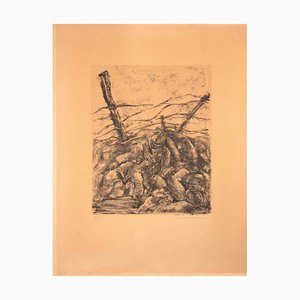 Luc-Albert Moreau, Soldati, litografia, inizio XX secolo