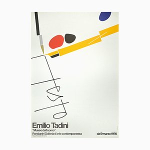 Emilio Tadini, Exhibition Poster, Original Offset, 1976