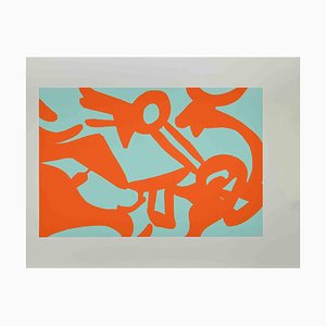 Carla Accardi, Abstract Composition, Screen Print, 1970s