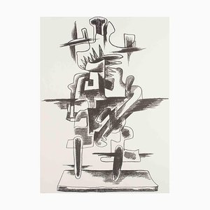 Ossip Zadkine, Composition, Lithograph, 20th Century