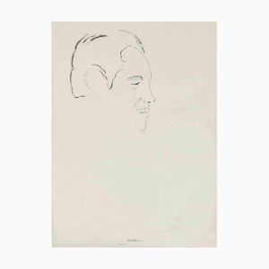 Flor David, Portrait, Drawing, Mid 20th Century