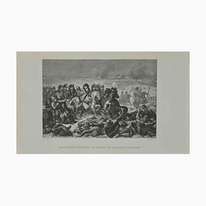 Antonie Jean Gros, Napoleon besucht das Schlachtfeld von Eylau, Radierung, 1837