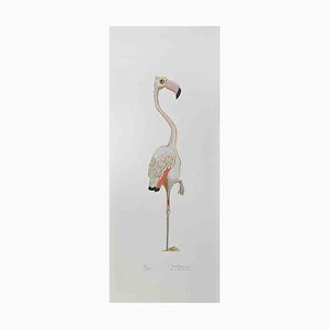 Alberto Mastroianni, Flamingo, Lithographie, 1970er