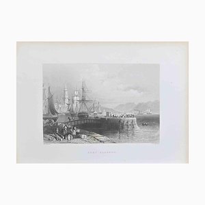 Lithographie, Lithographie, 19ème Siècle, William Henry Bartlett, Port Glasgow