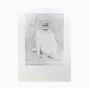 Sergio Barletta, Homo Ludens, Radierung, 1991