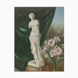Marthe Delacroix, Venus de Milo, Oil on Canvas, Mid-20th Century