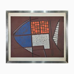 Alberto Magnelli, Composition Abstraite, Lithographie, 1970s