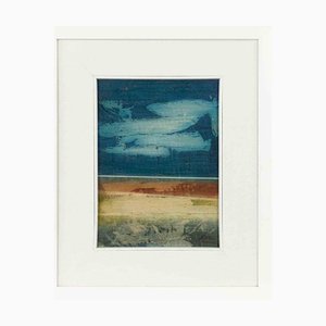 Mario Sinisca, Blue Horizon, Mixed Media, 1960s