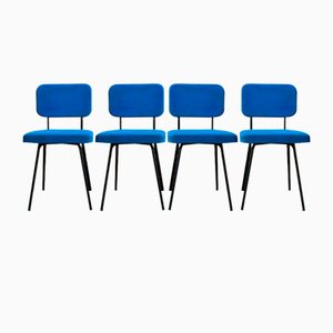 Chairs by André Simard for French Airborne, 1950s, Set of 4