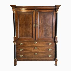 Antique Empire Oak Cabinet, 1800s