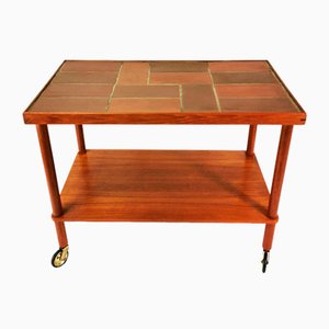 Mid-Century Teak Bar Table Denmark, 1960s