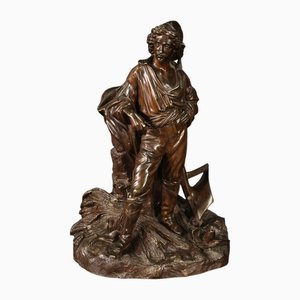 Artista francés, Escultura figurativa, 1880, Bronce