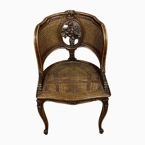 Chaise de Bureau de Style Louis XVI en Bois