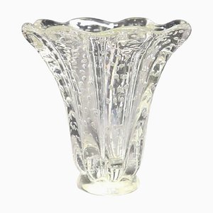 Vase en Verre de Murano attribué à Ercole Barovier pour Seguso, 1950s