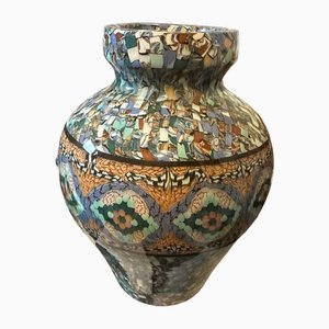 Ceramic Baluster Vase by Jean Gerbino for Vallauris, 1970s