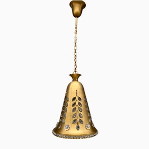 Lampada Mid-Century a forma di campana di Oswald Haerdtl per Lobmeyr, Austria, anni '50
