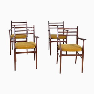 Chaises de Salle à Manger Trieste par Guglielmo Ulrich pour Saffa, Italie, 1960s, Set de 4