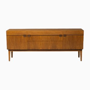 Credenza Mid-Century in quercia attribuita a Nathan, anni '60