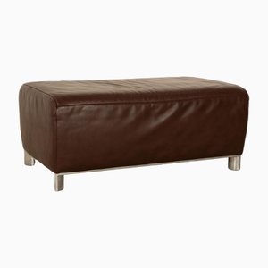 Brown Leather Stool from Koinor Volare