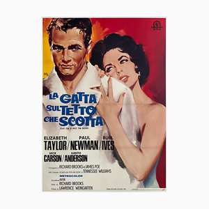 Cat on a Hot Tin Roof Poster by Silvano Campsi, Italy