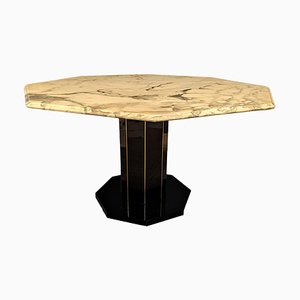 Marble Top Table with Base by Eric Maville