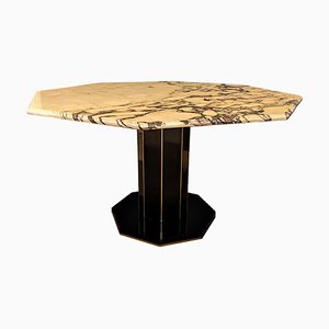 Marble Top Table with Base by Eric Maville