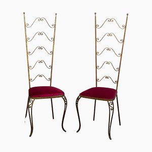 Chiavarine Chairs attributed to Pierluigi Colli, 1960, Set of 2