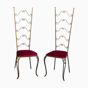 Set of Chiavarine Chairs attributed to Pierluigi Colli, 1960