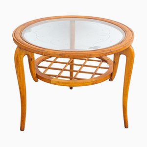 Mesa redonda al estilo de Gio Ponti, años 40