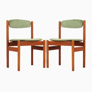 Danish Oak Dining Chairs by Jørgen Baekmark for FDB, 1960s, Set of 2