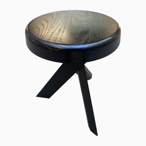 Tabouret S31A Black Edition par Pierre Chapo, 2020