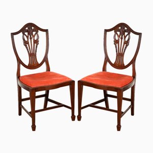 Viktorianische Carver Flur Beistellstühle von Hepplewhite, 2er Set