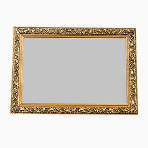 Vintage Cushioned Giltwood Bevelled Mirror