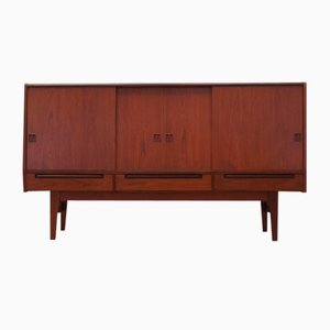 Danish Teak Highboard, 1960s
