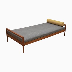 Vintage Daybed in Gray and Yellow, 1965