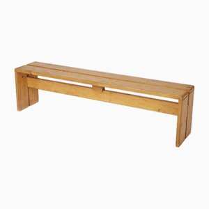 Banc en Bois par Charlotte Perriand, 1970s