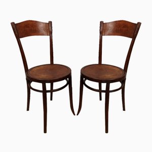 Bistro Chairs, 1890s, Set of 6