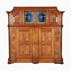 Antique Louis XVI Baroque Cabinet in Cherry, 1780s