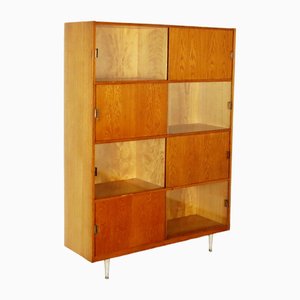 Vintage Bookcase in Wood and Steel