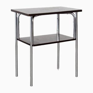 Table d'Appoint Tubulaire en Chrome