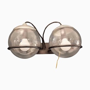 Gino Sarfatti zugeschriebene Modell 238/2 Wandlampen, Italien, 1960er, 2er Set