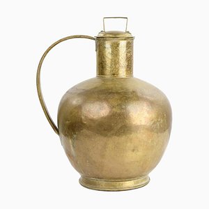 Goldene Vintage Vase aus Messing