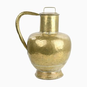 Goldene Vintage Vase aus Messing