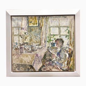 Georgij Moroz, Lettura, Oil Painting, 2001