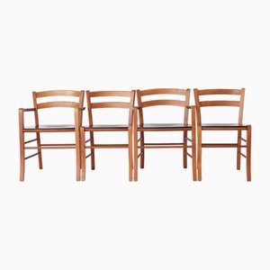 Vintage Marocca Dining Chairs by Vico Magistretti for Depadova, 1987, Set of 4