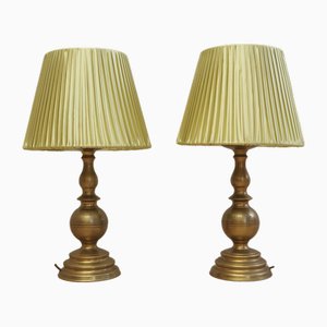 Danish Bedside Lamps, 1970s, Set of 2