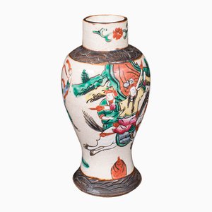 Small Antique Japanese Ceramic Posy Vase, 1900s