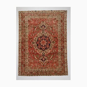 Tapis Vintage Marron & Rouge, 1962